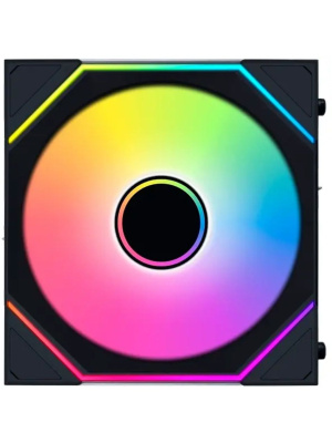 �������� ������������ (3��.) Lian Li UNI FAN SL-INF WIRELESS 120 Reverse Blade / 12RSLIN1W3B BLACK / 120x122,1x25�� (PWM, ARGB, 2200 ��/��� (Max.), 32,2dBa) / G99.12RSLIN1W3B.R0
