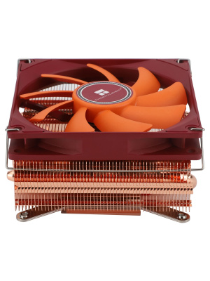����� ��� ���������� Thermalright AXP-90 X53 Full (4-pin PWM, 38mm, Cu/Cu, 4x6mm, 1x92mm, 42.58CFM, 22.4dBA, 2700RPM, S: 1851/1700/1200/115X, AM5/AM4, orange, red)