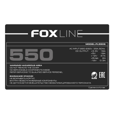 ���� ������� Foxline FL550S 550W ATX PSU