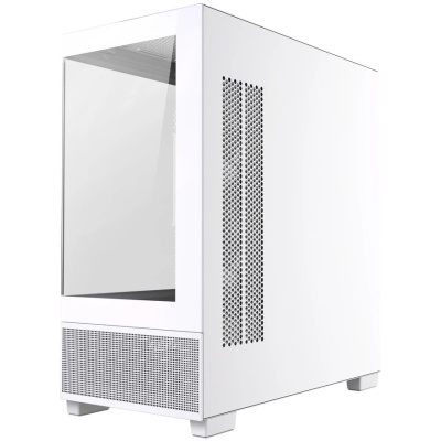 ������ Powercase Vision Micro S3W, Tempered Glass, Type-C, 3x 120mm ARGB PWM Fan, �����, mATX  (CVMMSW-A3)