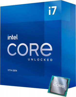  Intel Original Core i7 11700K Soc-1200 (BX8070811700K) 3.6GHz BOX