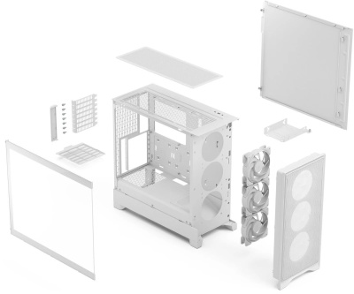 ������ �� Fractal Design Pop 2 Air White TG RGB, ��� ��, ����� (FD-C-POA2A-04)