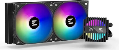 ������� �������� ���������� Zalman Alpha2 A24 ARGB Soc-AM5/AM4/1151/1200/1700 ������ 4-pin 18-37dB Al+Cu LCD 2000gr Ret (ALPHA2 A24 BLACK)