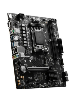 ����������� ����� MSI PRO B650M-E B650, AM5, 2*DDR5, 1*PCIEx16, 1*PCIEx1, 1*M.2, 6*USB3.2Gen1, 6*USB2.0, 4*SATA3.0, 1G, VGA, HDMI, M-ATX, RTL