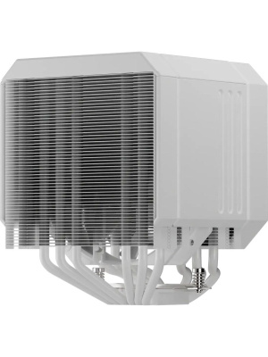 ����� upHere UP2TC6C White ARGB / 6HPx6mm, 265W TDP, dual tower, 2x120mm ARGB fans, 600-1650RPM, 68 CFM, 25dBA / UP2TC6C
