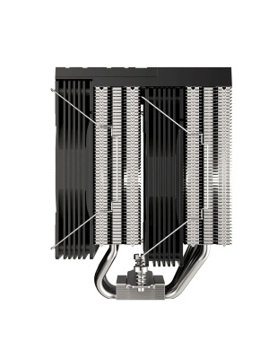 ����� 1STPLAYER FROST BITE FB12DS-6 Black / 6HPx6mm, dual tower, 250W TDP, 2x120mm fans, 800-2300 RPM, 70.15 CFM, 34.8 dBA / FB12DS-6-BK