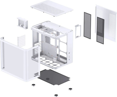 ������ JONSBO TK-2 2.0 White ��� ��, mini-ITX, micro-ATX, ATX, �����