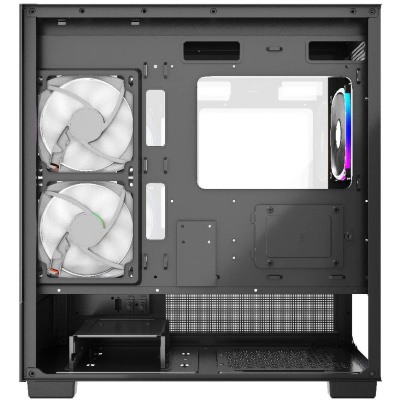 ������ Powercase Vision Micro M3B, Tempered Glass, 3x 120mm ARGB PWM Fan, ������, mATX  (CVMMB-A3)