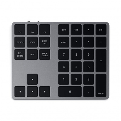     Satechi Aluminum Extended Keypad , Bluetooth,  (Space Gray ST-XLABKM