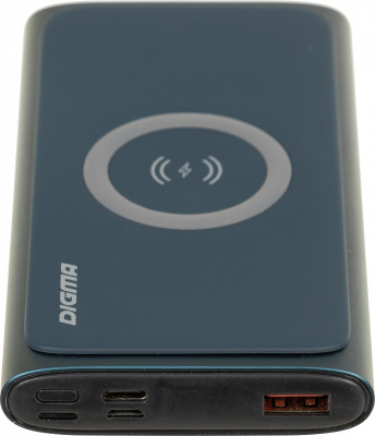 ��������� ����������� Digma DGPQ10G 10000mAh 3A QC PD 20W ������������ ������� ����� (DGPQ10G22CBL)