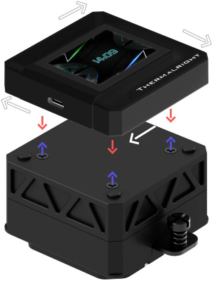 ��� Thermalright Frozen Warframe SE 360 ARGB Black V2 / 3x120mm ARGB PWM Fans (TRFWSE360ABV2)