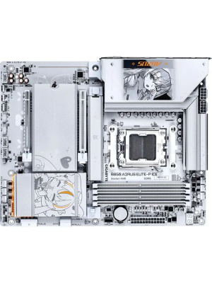 ����������� ����� Gigabyte B850 A ELITE-P ICE Socket AM5 AMD B850 4xDDR5 ATX AC`97 8ch(7.1) 5Gigabit RAID+HDMI