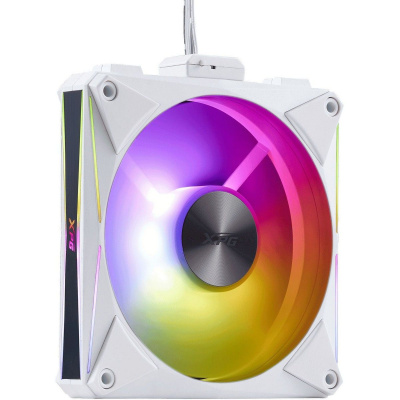 ���������� ��� ������� XPG HURRICANE MAG 120 PWM ARGB White (4 ��.)
