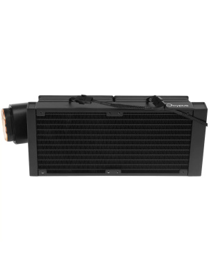 ������� ����������� ���������� Ocypus Iota L24 BK (280W, 240mm, LED temp, Black, ARGB Pump, Fans: 2x120mm, 77CFM, 2000RPM/Pump height 65mm, 27dBA, 3100RPM, Rad thickness 27mm/ S: 1851, 1700, 1200, 115X, AM5, AM4)