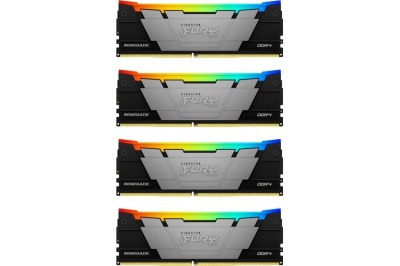 ������ ����������� 32GB Kingston FURY Renegade RGB, KF436C16RB2AK4/32, 3600MHz DDR4 CL16 DIMM (Kit of 4)