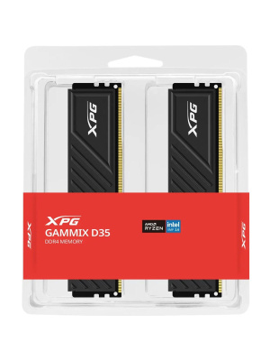 ����������� ������ ADATA DDR4 DIMM 64GB 3200MHz 2*32GB 16-20-20 BLACK DUAL TRAY