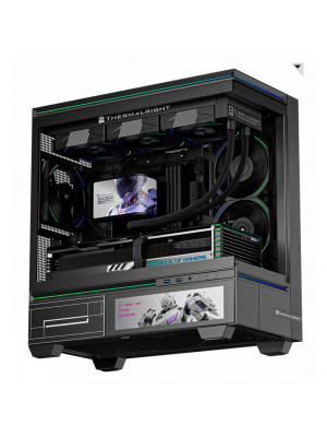 ��� Thermalright Wonder Vision 360 Turbo (360mm, LED, Black, ARGB/ Fans: 3x120mm, 120.38CFM, 44.7dBA, 3000RPM/ Pump height 107mm, 6400RPM, Rad thickness 27mm/ S: 1700, 1200, 1851, 115X, 2011, 2066, AM5, AM4)