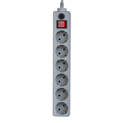 ������� ������ Perfeo "POWER+", 3,0�, 6 �������, ����� (PF-PP-6/3,0-G)