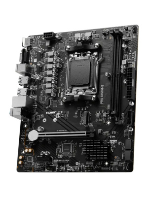 ����������� ����� MSI PRO B650M-E B650, AM5, 2*DDR5, 1*PCIEx16, 1*PCIEx1, 1*M.2, 6*USB3.2Gen1, 6*USB2.0, 4*SATA3.0, 1G, VGA, HDMI, M-ATX, RTL