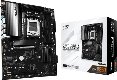 ����������� ����� ASRock B850 PRO-A, Socket AM5, AMD B850, ATX, Ret