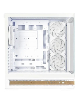 ������ ZALMAN P40 NAMU, ATX, WHITE, WINDOW, WOODEN ELEMENTS, 2xCombo(2.5� or 3.5�), 1xUSB TYPE-C, 2xUSB3.0, SIDE 3x120mm ARGB, REAR 1x120mm ARGB