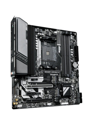 ����������� ����� Gigabyte B550M GAMING X Soc-AM4 AMD B550 4xDDR4 mATX AC`97 8ch(7.1) GbLAN RAID+HDMI+DP
