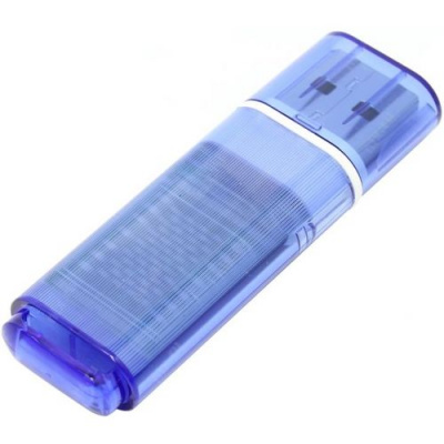   4Gb USB Drive <USB2.0> Smartbuy Glossy series Blue (SB4GBGS-B)