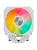 ����� upHere UP2TC6C White ARGB / 6HPx6mm, 265W TDP, dual tower, 2x120mm ARGB fans, 600-1650RPM, 68 CFM, 25dBA / UP2TC6C