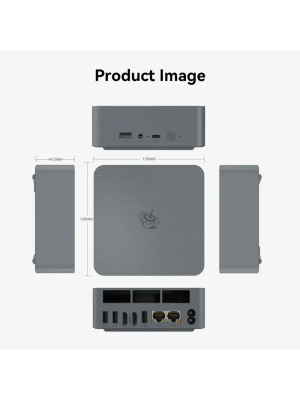 ����-�� Beelink EQR7-LP4, AMD Ryzen 7 7735U/24 �� LPDDR5/500 �� SSD/AMD Radeon Graphics/��� ��, ����� (BL/EQR7-LP4/7735U/24G/500G/2.5G*2)