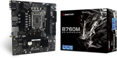 ����������� ����� Biostar B760MX2-E, Socket LGA 1700, Intel B760, mATX, Ret