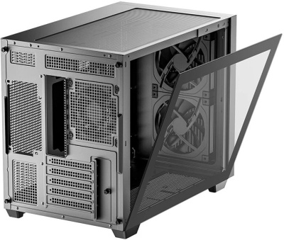 ������ mATX DeepCool CG330 Mesh 3F, Mini-Tower, ��� ��, ������ (R-CG330MESH-BKANM3-G)
