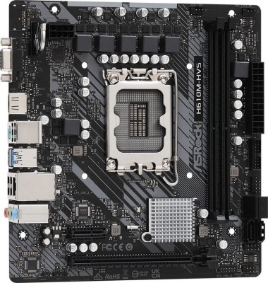 ����������� ����� ASROCK H610M-HVS, LGA 1700, Intel H610, mATX, Ret