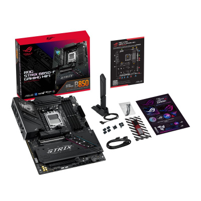 ����������� ����� ASUS ROG STRIX B850-F GAMING WIFI, SocketAM5, AMD B850, ATX, Ret 90MB1J70-M0EAY0