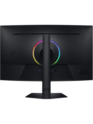 ������� Samsung 37" Odyssey G7 G75F S37FG756EI Curved (VA 16:9 3840x2160x165Hz 1ms 350cd 3000:1 178/178 1,07B DP; HDMIx2 USB3.2x3 HAS Tilt Swiv VESA Black