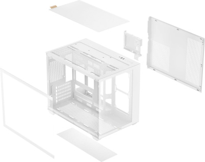 ������ �� Ocypus Gamma C54 WH, ��� ��, Midi-Tower, White (Gamma-C54-WHD000XX-GL)