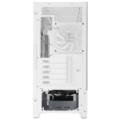 ������ XASTRA Q500M 3ARGB-C10 White mATX/Aquarium/Screewless/ 3x120mm ARGB PWM FM fans/Argb+PWM HUB 10port/ Q500M-3FM12A-C10-WH