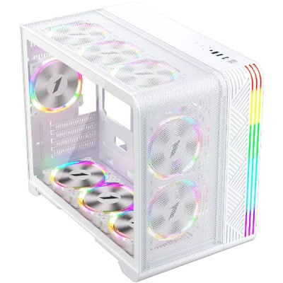 ������ 1STPLAYER VT6 ARGB White / mATX / 3x120mm ARGB fans / VT6-WH-3FS7-W
