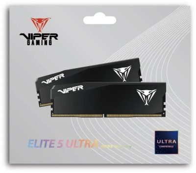 ������ DDR5 2x32GB 6000MHz Patriot VEU564G6028K Viper Elite 5 Ultra RTL PC5-48000 CL28 DIMM 288-pin 1.4� kit single rank Ret