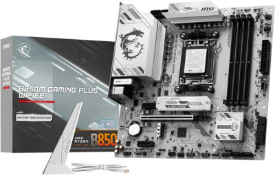 ����������� ����� MSI B850M GAMING PLUS WIFI6E, SocketAM5, AMD B850, mATX, Ret