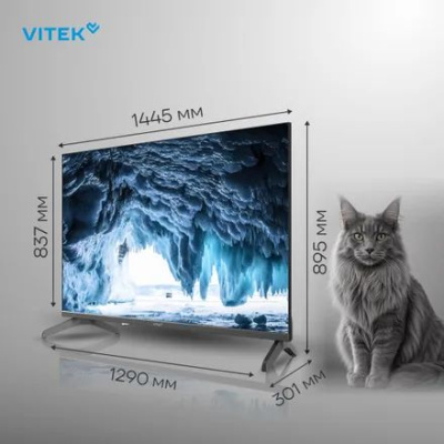 ��������� LED Vitek 65" VT-65UBS410 Google TV Frameless ������/������ 4K 