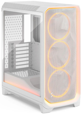 ������ �� ��� �� Fractal Design Meshify 3 XL White Ambience Pro RGB TG Clear Tint, Full-Tower, White (FD-C-MES3X-05)