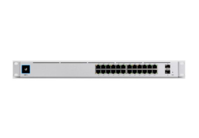 ���������� Ubiquiti USW-Pro-Max-24-PoE 24-port, Layer 3 Etherlighting� switch with 16�1G RJ45, 8x2.5G, 2�10G SFP+ output 400W