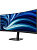������� 34" Philips 34B2N3500C Curved 3440x1440, WLED, 21:9, VA, 350cd, 4ms, 3500:1, 178/178, 2*HDMI, DP, 4x USB 3.2, USB-C(90W), SmartKVM, RJ45, 120Hz, Tilt, Height, Swivel, Sptak, Internal, VESA, Black, 3y