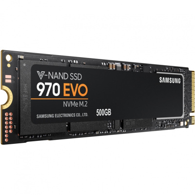 SSD  Samsung 970 EVO M.2 500Gb PCIe Gen 3.0 x4 V-NAND 3bit MLC (MZ-V7E500BW)