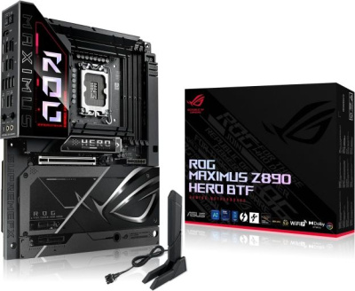 ����������� ����� ASUS ROG MAXIMUS Z890 HERO BTF, Socket-1851, Intel Z890, ATX, 90MB1KG0-M0EAY0 Ret 