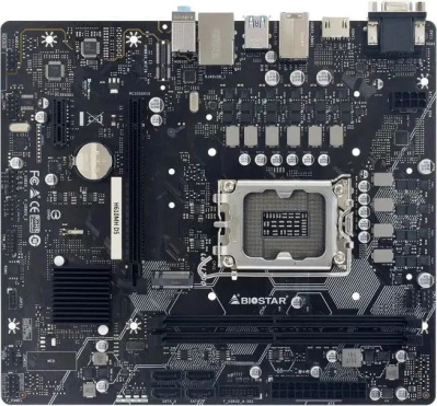 ����������� ����� Biostar H610MH D5, LGA 1700, Intel H610, mATX, Ret