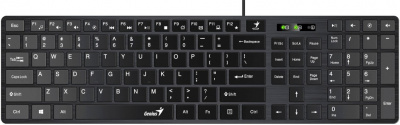 ���������� Genius SlimStar 126, USB, Black (31310017402)