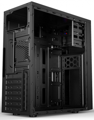 ������ CBR PCC-ATX-E185-WPSU (ATX, mATX, Mini-ITX, Midi-Tower, ��� ��, 2xUSB 2.0, Audio)