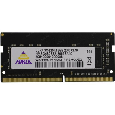������ ��� �������� Neo Forza SO-DIMM DDR4 DIMM 8 �� PC4-21300 (DDR4 2666 ���) (NMSO480E82-2666EA10)