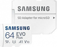   microSDXC 64Gb Class10 Samsung MB-MC64KA/RU EVO PLUS + adapter